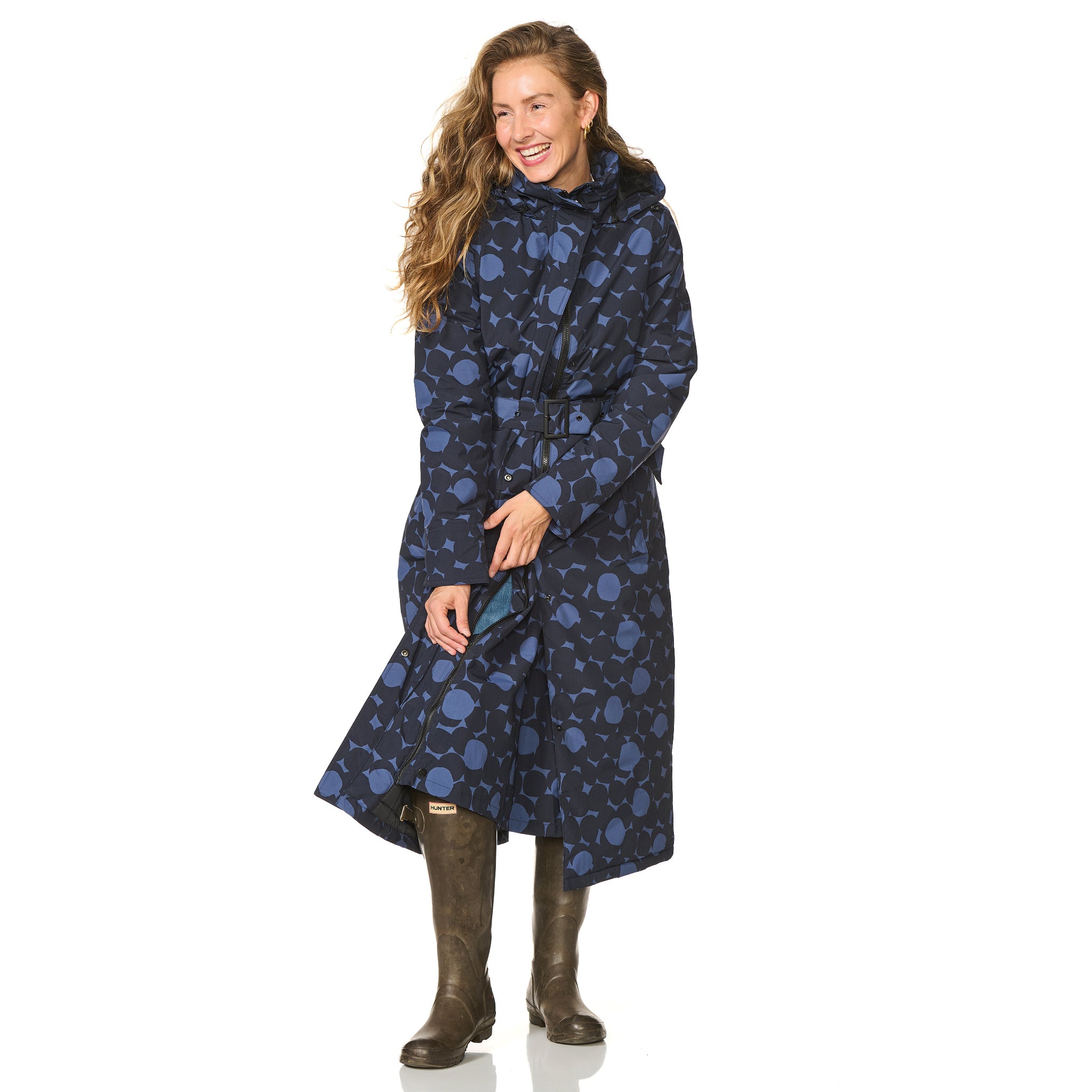 Winterjas Toronto print happy rainy days